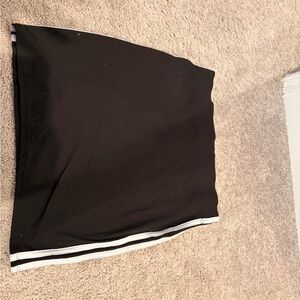 Joe Boxer Black Skirt with Subtle White Details